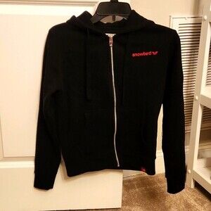 Snowbird Sportige Women's Black Zip-Up Hoodie Size XS